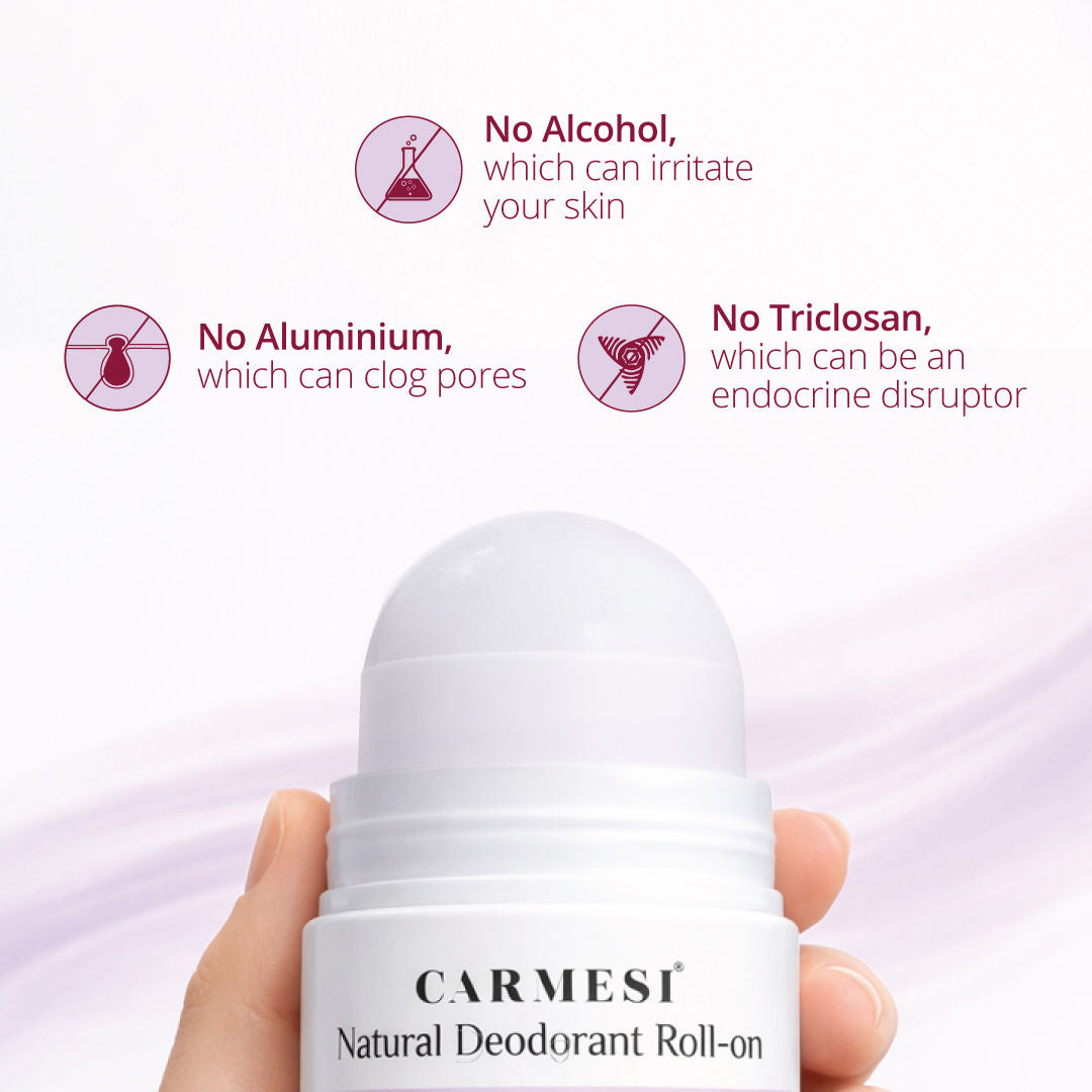 Carmesi Natural Underarm Roll On Deodorant for Women - image 4