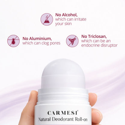 Carmesi Natural Underarm Roll On Deodorant for Women - image 4