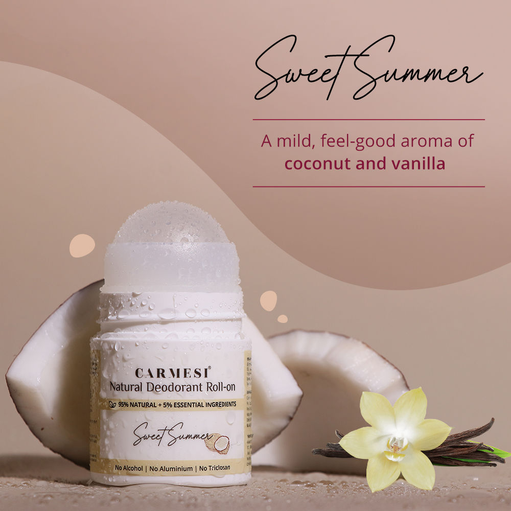 Carmesi Natural Underarm Roll On Deodorant for Women - image 3