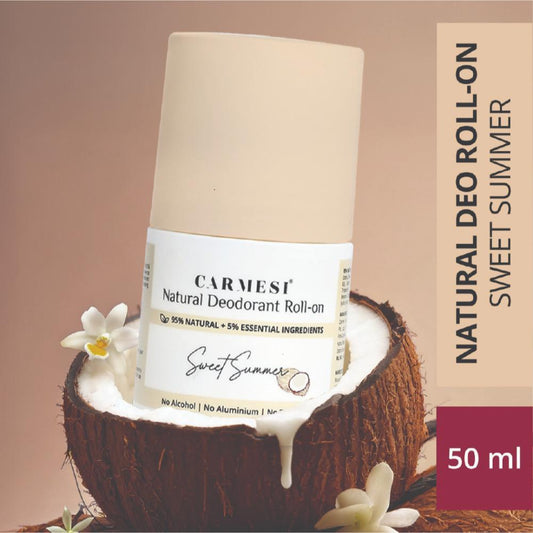 Carmesi Natural Underarm Roll On Deodorant for Women - Carmesi