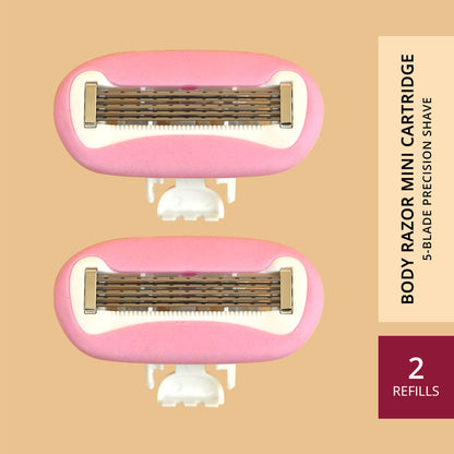 Carmesi Body Razor Mini Cartridge (Pack of 2) - Carmesi