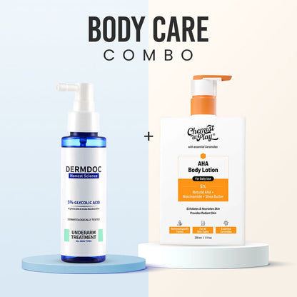 Chemist at Play & DermDoc Body Brightening Duo (Combo of 2) - DermDoc