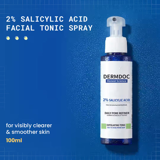 DERMDOC 2% Salicylic Acid Facial Tonic Spray