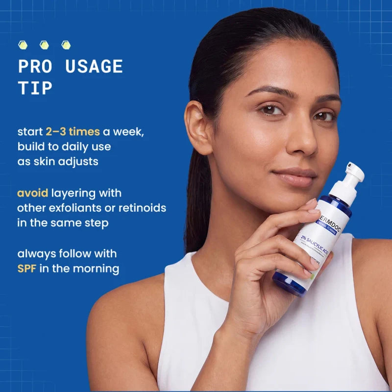 DERMDOC 2% Salicylic Acid Facial Tonic Spray
