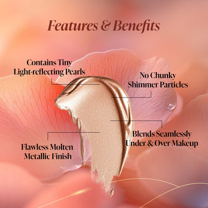 Faces Canada 3 in 1 Liquid Highlighter – Gold 01, 15 ml - image 3