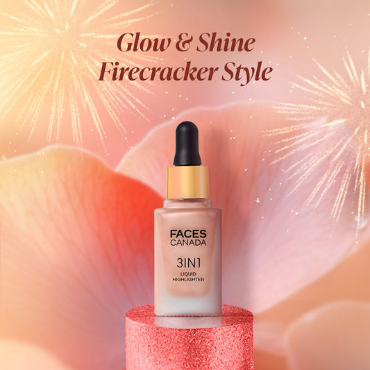 Faces Canada 3 in 1 Liquid Highlighter – Gold 01, 18 ml - image 2