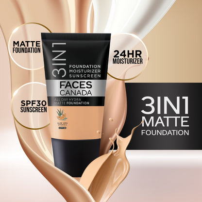 Faces Canada Always On Shine Combo – All Day Hydra Matte Foundation - image 5