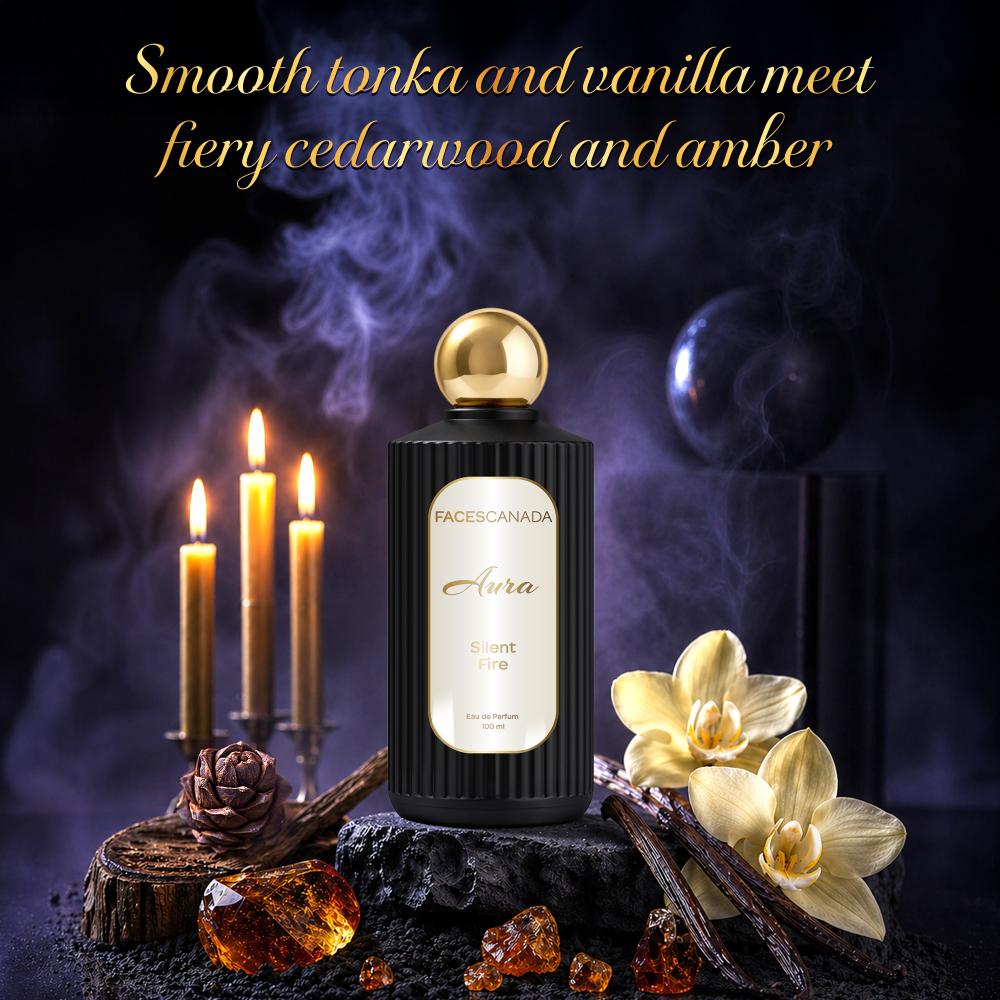 Faces Canada Aura Silent Fire Eau De Parfum For Women, 100 ml – Woody Spicy Long Lasting Perfume Upto 8 Hrs - image 3