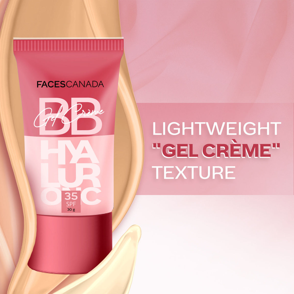 Faces Canada SPF 35 BB Gel Creme – Light Vanilla, 30 gm - image 4