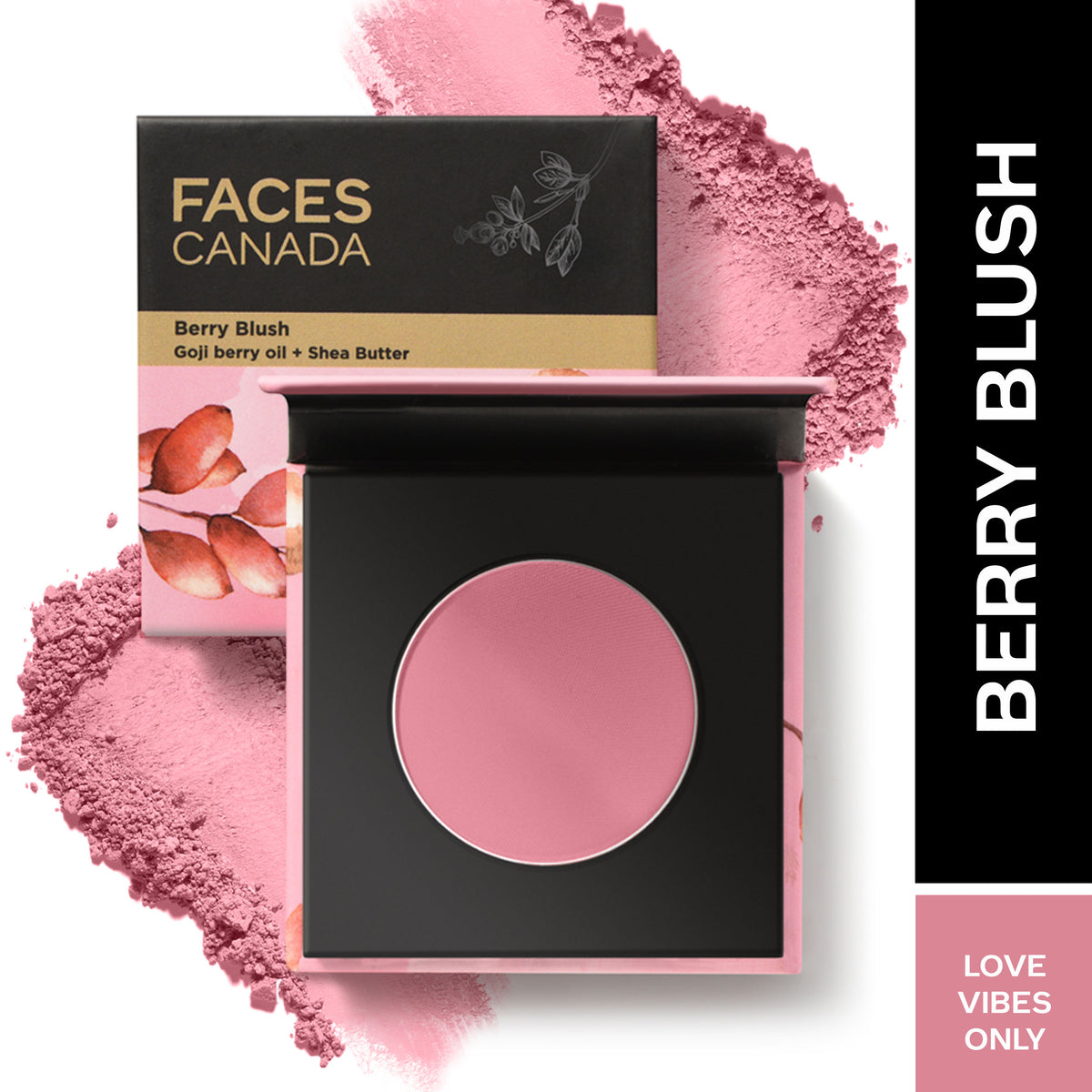 Faces Canada Berry Blush – Love Vibes Only 03, 4 gm - Faces Canada