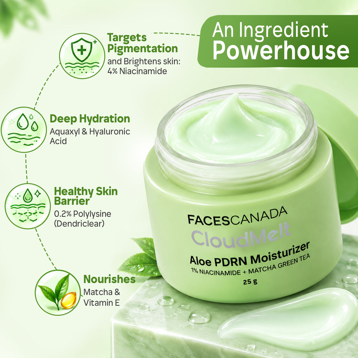 Faces Canada CloudMelt Aloe PDRN Moisturizer – 25 gm - image 3