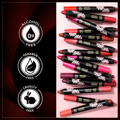 Faces Canada Comfy Matte Crayon I Creamy Matte I Chamomile & Shea Butter I Alcohol-free I Hangover 12 2.8 gm - image 4