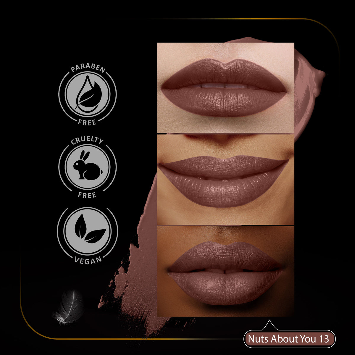 Faces Canada Comfy Matte Creme Lipstick Pack of 2 – Don’t You Mind 09 4.2g + Nuts About You 13 4.2g - image 2