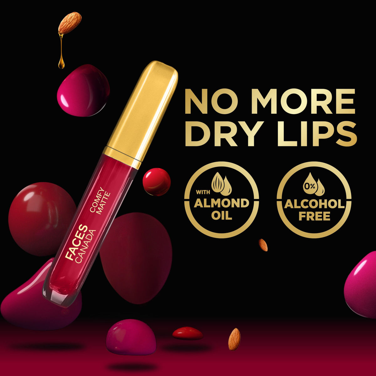 Faces Canada Comfy Matte Liquid Lipstick – Lowkey Charm 30, 3.8 ml - image 2