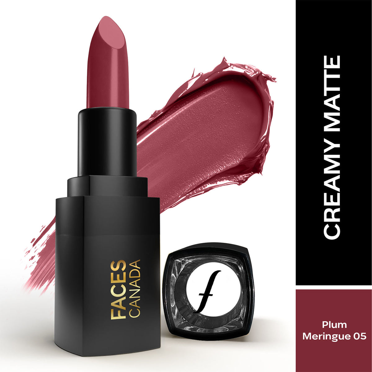 Faces Canada Comfy Matte Wow Bullet Lipstick – Plum Meringue, 4.2 gm - Faces Canada