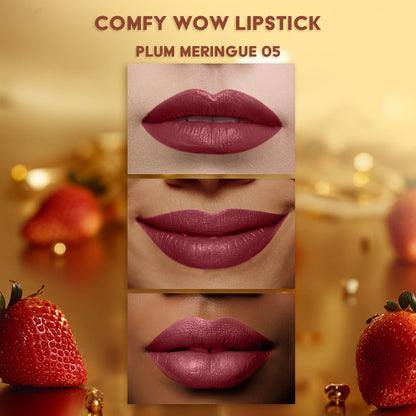 Faces Canada Comfy Matte Wow Bullet Lipstick – Plum Meringue, 4.2 gm - image 2