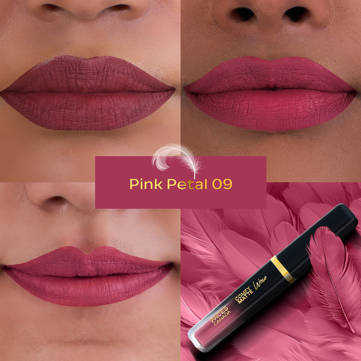 Faces Canada Comfy Matte Wow Liquid Lipstick – Soft Girl Era, (3.8 ml x 2) - image 3