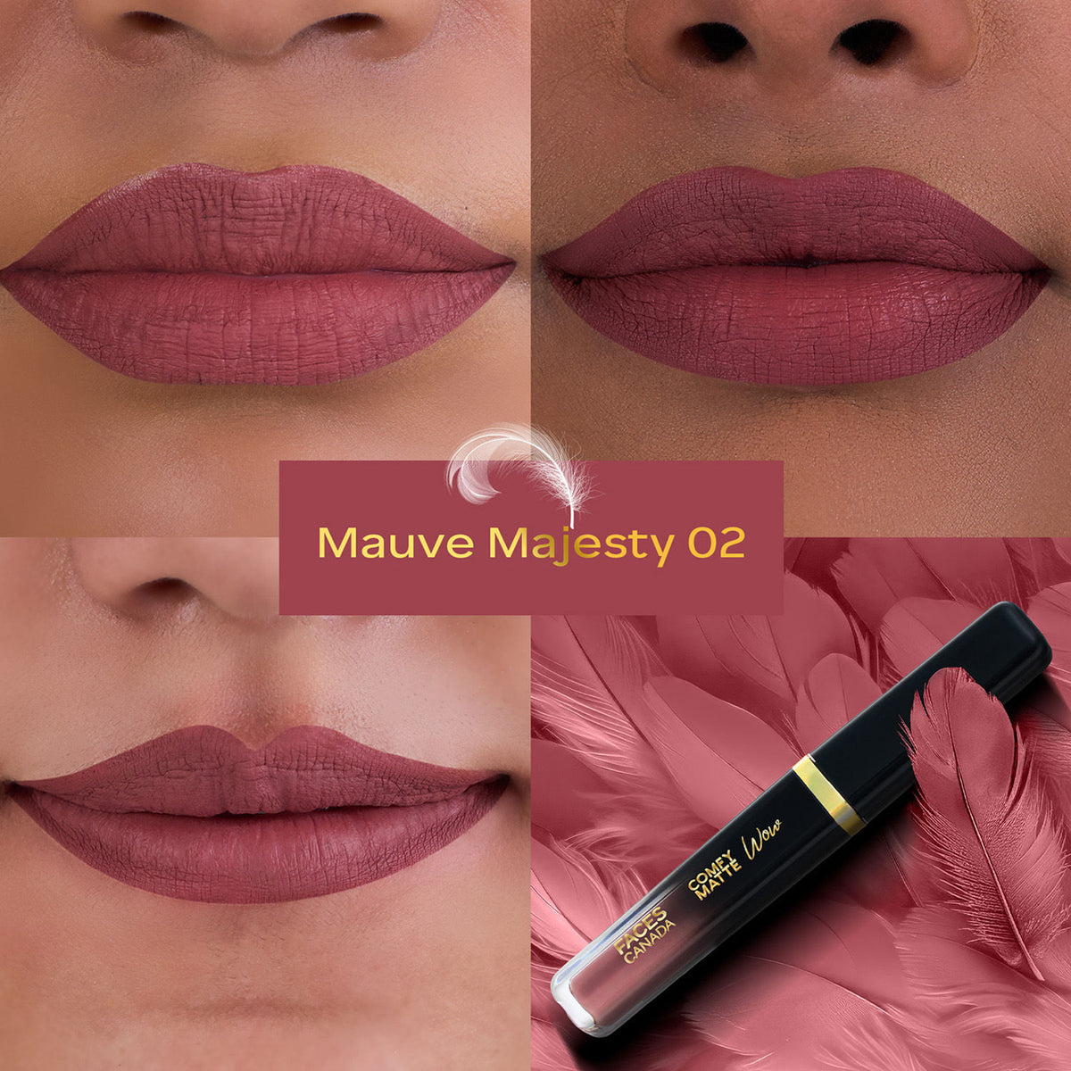 Faces Canada Comfy Matte Wow Liquid Lipstick – Soft Girl Era, (3.8 ml x 2) - image 4