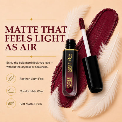 Faces Canada Comfy Matte Wow Mini Liquid Lipstick Kit – Pack of 6 - image 3