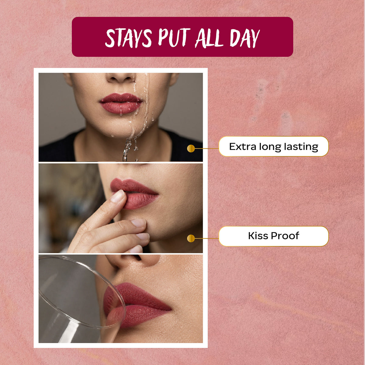 Faces Canada Comfy Matte Wow No Transfer Bullet Lipstick – Choco Couture 01, 3.5 gm - image 4