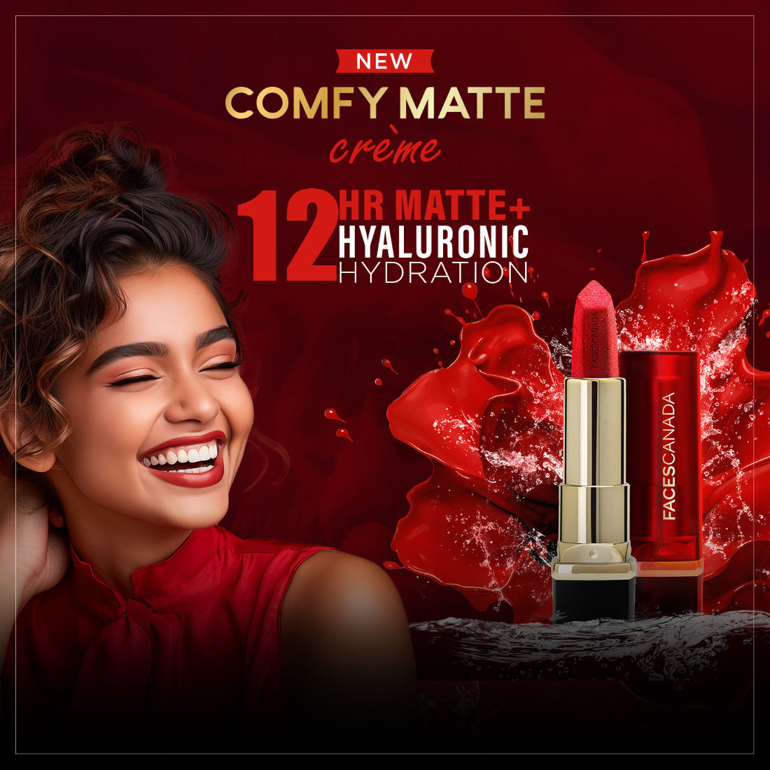 Faces Canada Comfy Matte Creme Lipstick – Raise The Roof, 4.2 gm - image 3