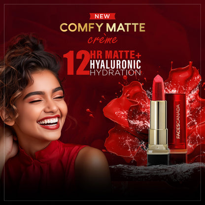 Faces Canada Comfy Matte Creme Lipstick – Raise The Roof, 4.2 gm - image 3