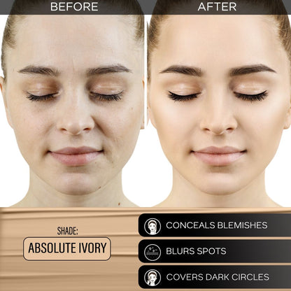 Faces Canada Compact + Foundation + Kajal Kit – Weightless Stay Matte Compact Powder - image 5