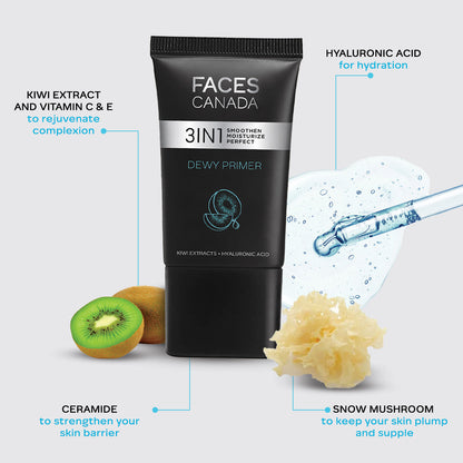 Faces Canada Dewy Primer, 30g – Blurs Imperfections - image 5