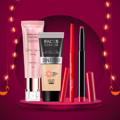 Faces Canada Diwali Makeup Kit – Foundation - Faces Canada