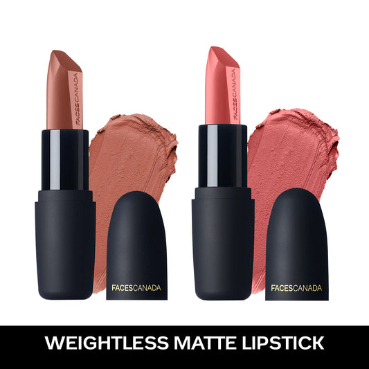 Faces Canada Festive Glam – Weightless Matte Lipstick Pack of 2 - Faces Canada
