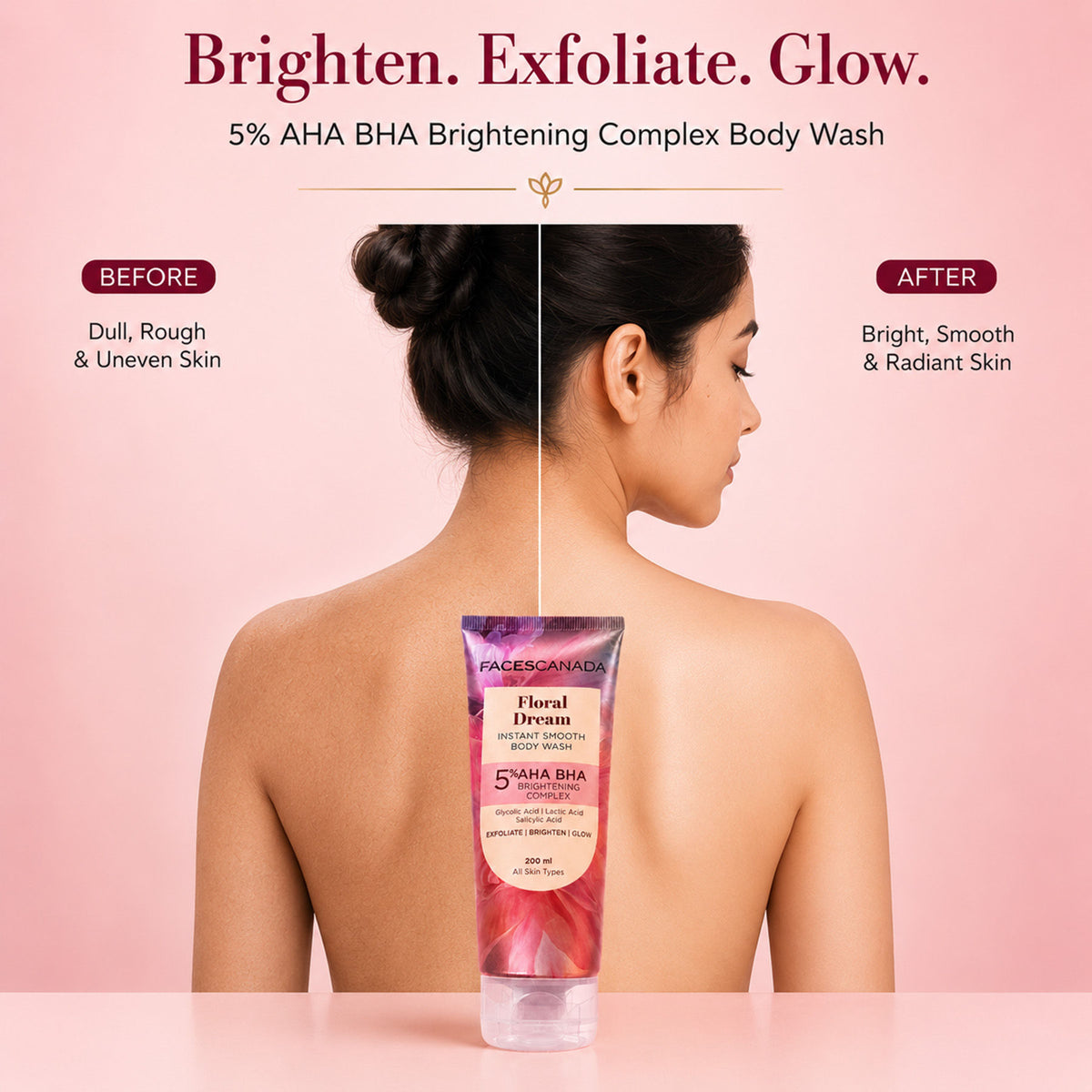 Faces Canada Floral Dream Body Wash for Women (200 ml) – Floral Scented Shower Gel - image 4