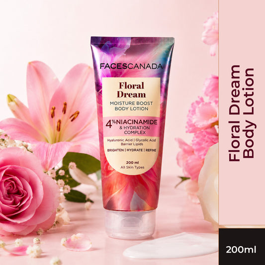Faces Canada Floral Dream Moisture Boost Body Lotion for Women (200 ml) – Floral Fragrance - Faces Canada