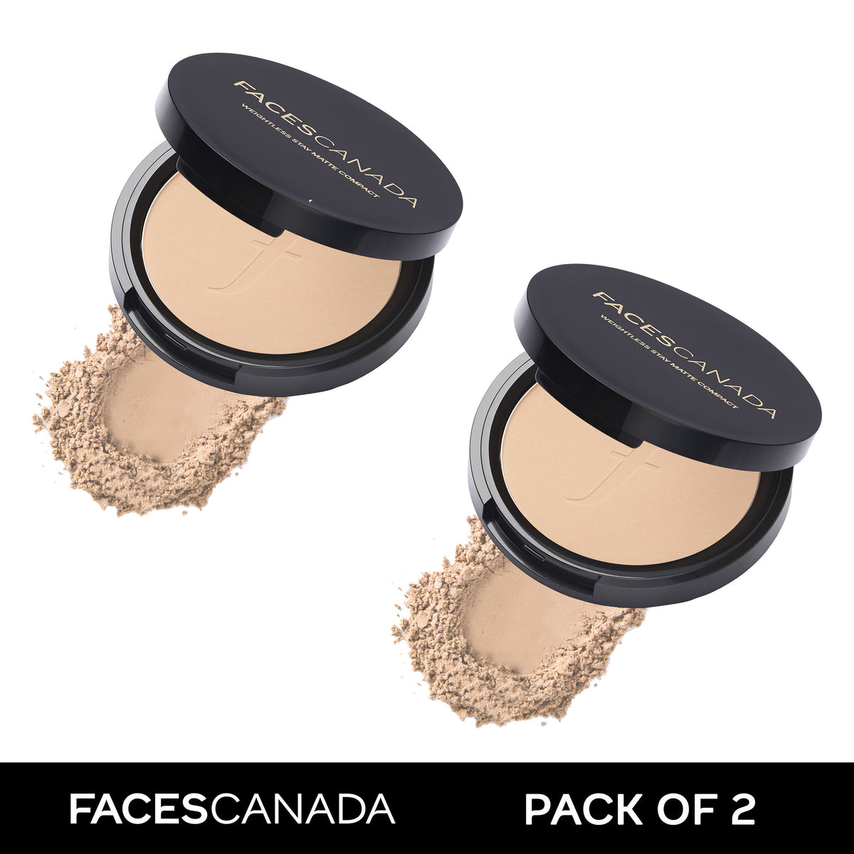 Faces Canada for Fair Skin Essentials Kit – Weightless Stay Matte Compact Natural + All Day Hydra Matte Foundation Absolute Ivory - Faces Canada