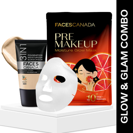 Faces Canada Glow & Glam Combo – Hydra Matte Foundation Mini - Faces Canada