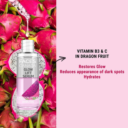 Faces Canada Glow Lift Serum, 27 ml – Dragon Fruit & Arbutin - image 4