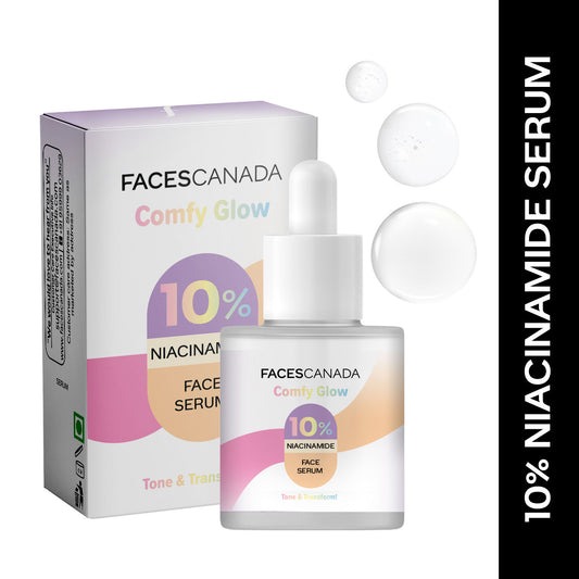 Faces Canada Comfy Glow 10% Niacinamide Face Serum – 15 ml - Faces Canada