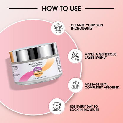Faces Canada Comfy Glow 4% Niacinamide Moisturizer, 45 gm – Brightening & Hydrating Face Cream for Even Skin Tone - image 4