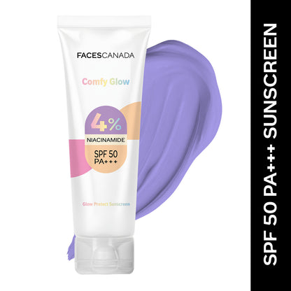 Faces Canada Comfy Glow 4% Niacinamide Sunscreen – 30 ml - Faces Canada