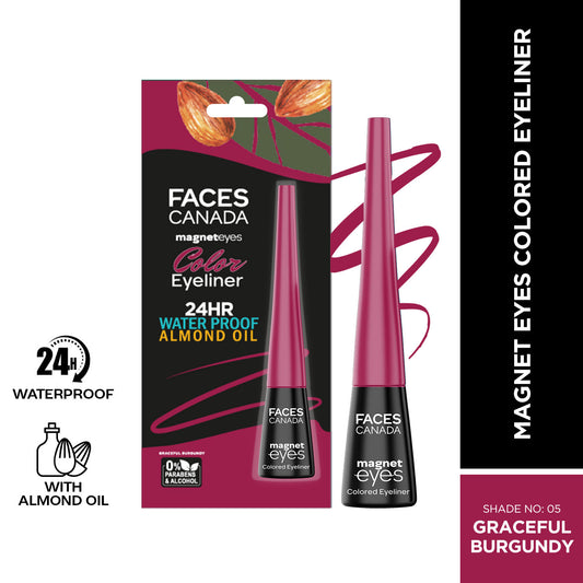 Faces Canada Magneteyes Color Eyeliner – Graceful Burgundy, 4 ml - Faces Canada