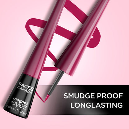 Faces Canada Magneteyes Color Eyeliner – Graceful Burgundy, 4 ml - image 3