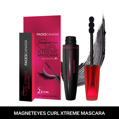 Faces Canada Magneteyes Curl Xtreme Mascara – Black, 8 gm - Faces Canada