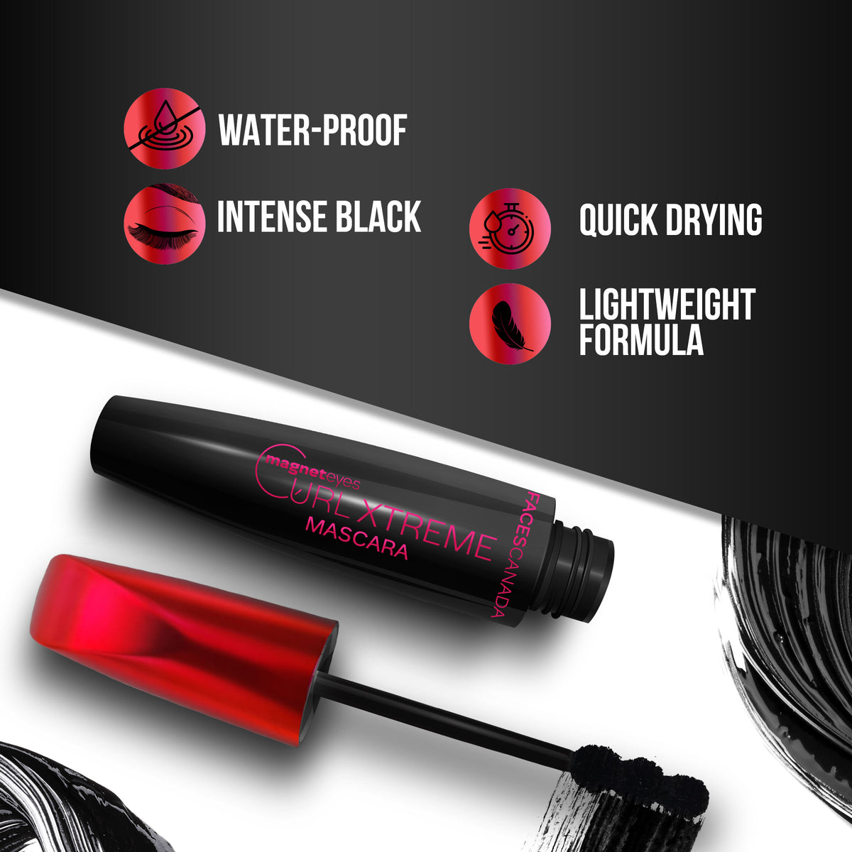 Faces Canada Magneteyes Curl Xtreme Mascara – Black, 8 gm - image 3