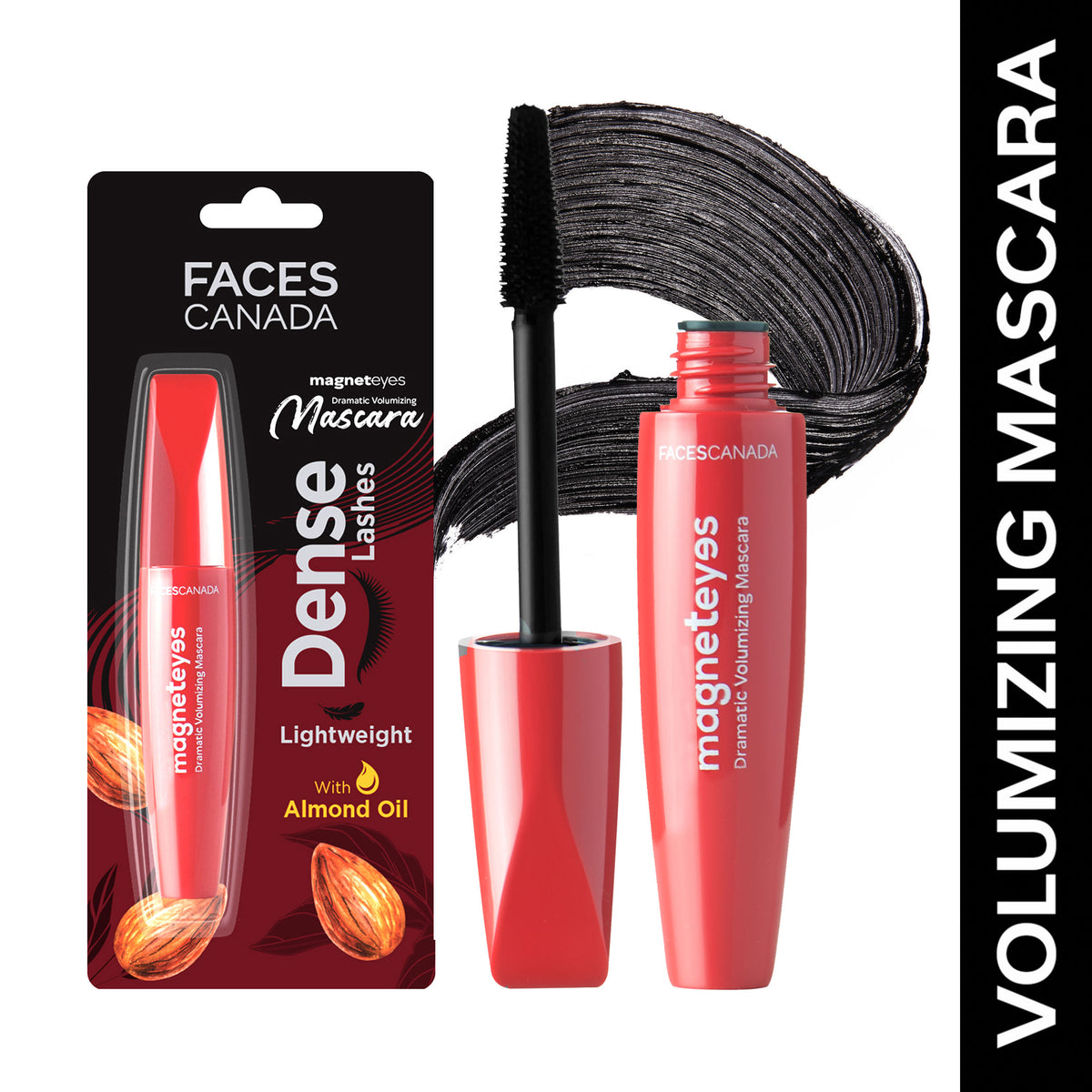 Faces Canada Magneteyes Dramatic Volumizing Mascara – Black, 9.5 ml - Faces Canada