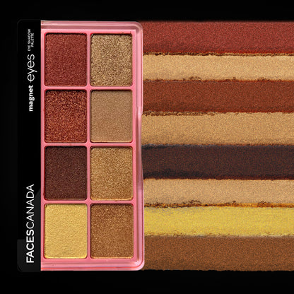 Faces Canada Magneteyes 8 in 1 Eyeshadow Palette – The Artisans, 6.4 gm - image 4