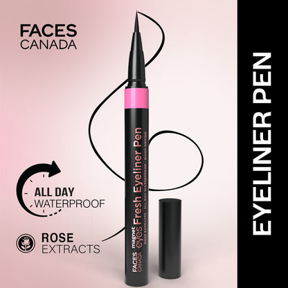 Faces Canada Magneteyes Fresh Eyeliner Pen – Black, 1 ml - Faces Canada