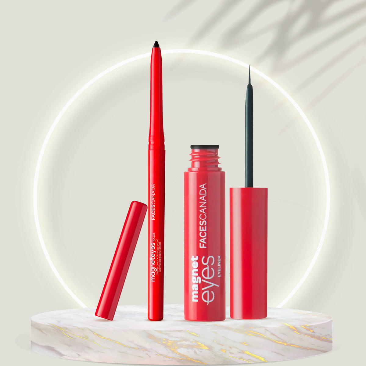 Faces Canada Magneteyes Kajal & Liner Combo Combo of 2 - Faces Canada