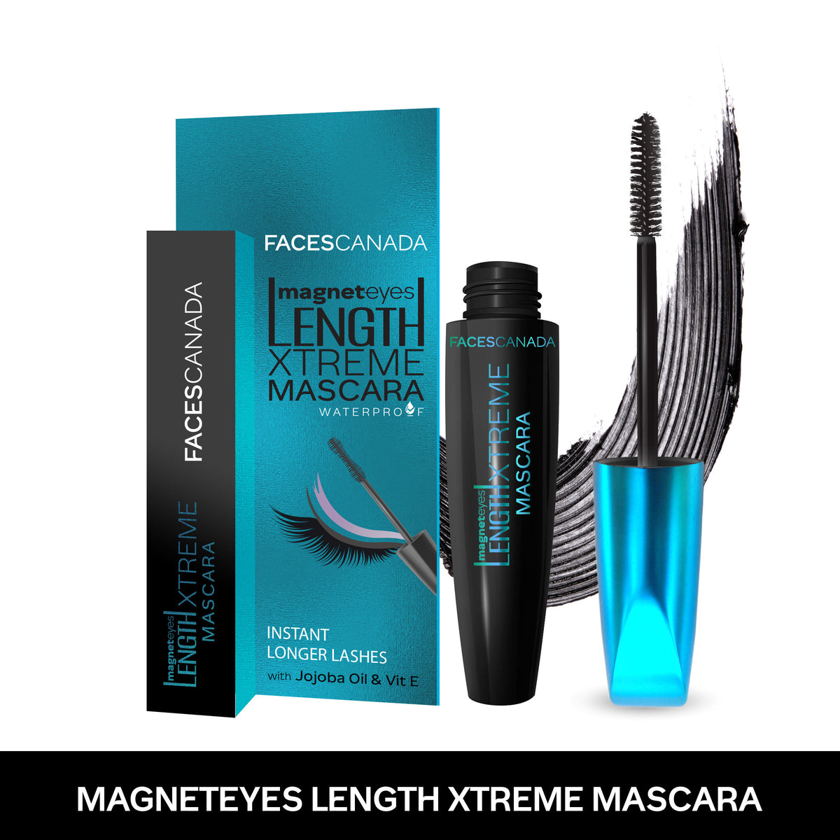 Faces Canada Magneteyes Length Xtreme Mascara – Black, 8 gm - Faces Canada