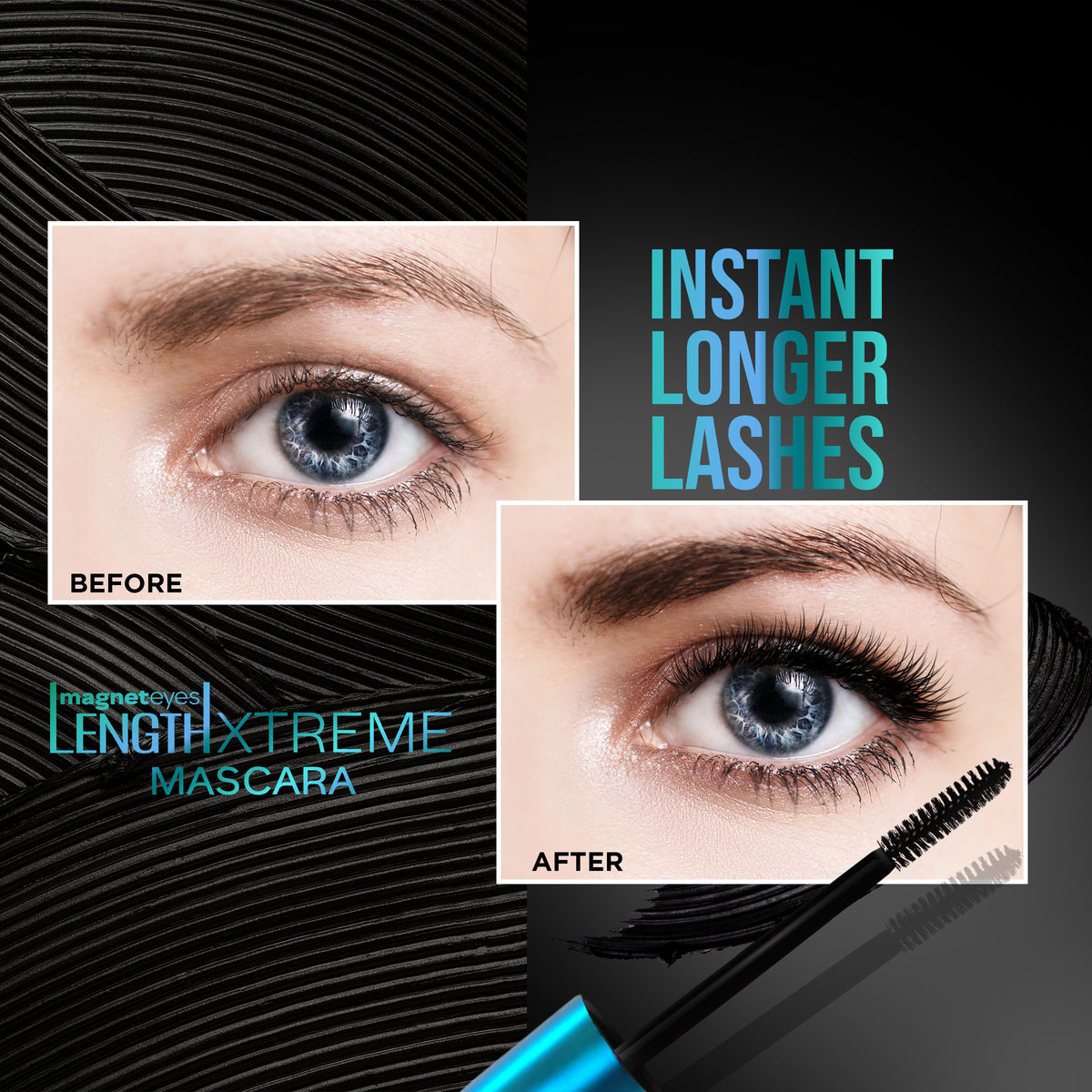 Faces Canada Magneteyes Length Xtreme Mascara – Black, 8 gm - image 2