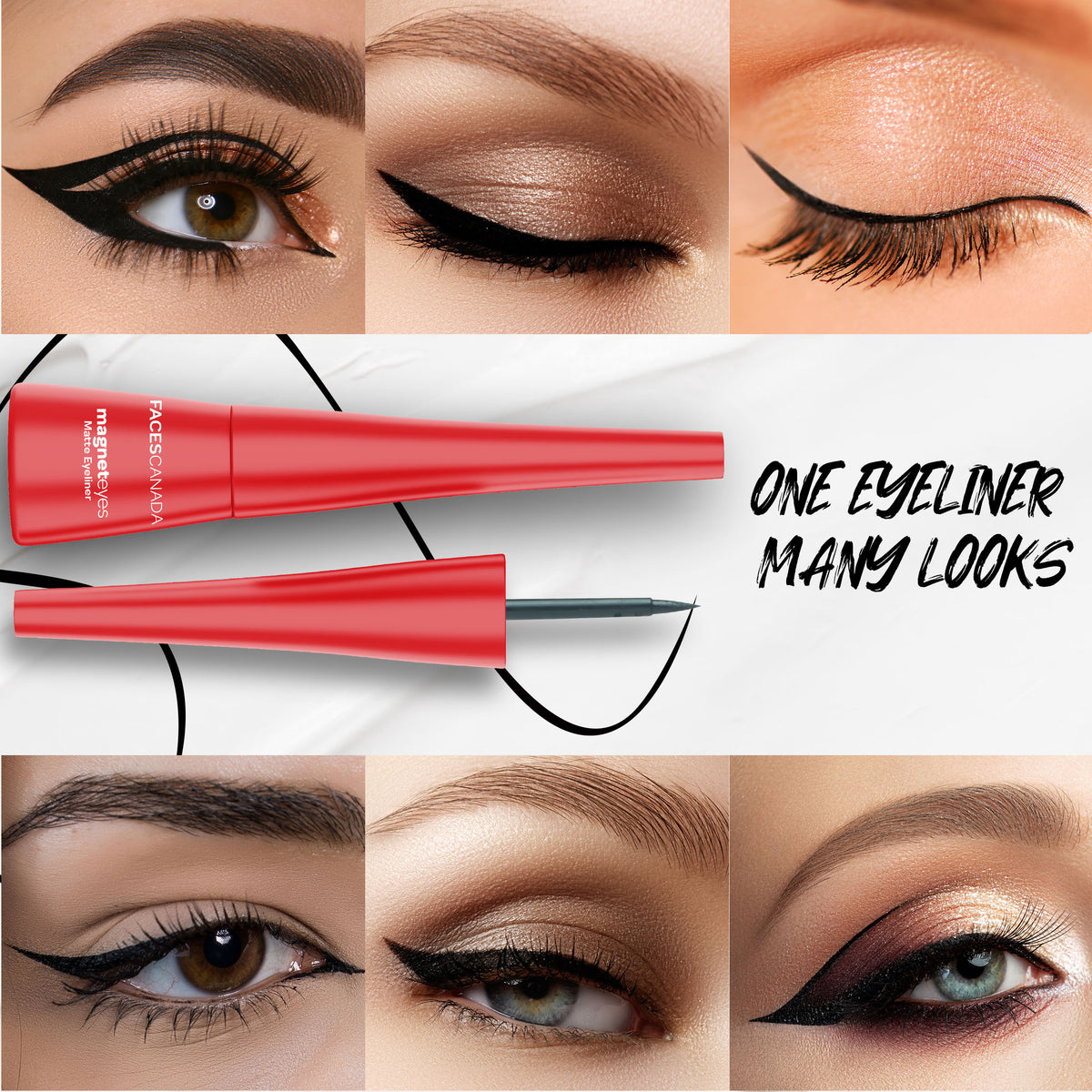 Faces Canada Magneteyes Eyeliner – Black, 4.5 ml - image 3