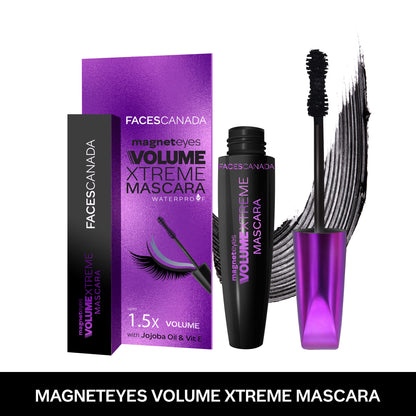 Faces Canada Magneteyes Volume Xtreme Mascara – Black, 8 gm - Faces Canada